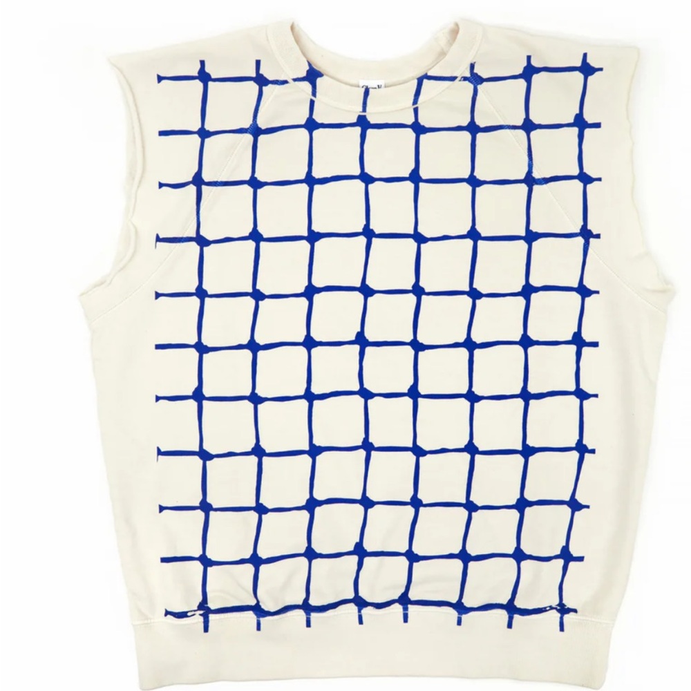 Clare V v Racquete - Cream Sleeveless Top